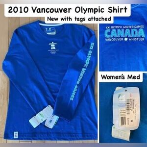 New Canada 2010 Vancouver Olympic Long-Sleeve Shirt - Blue